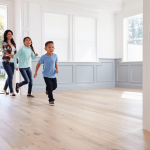 Family of 4 excited to walk into new home